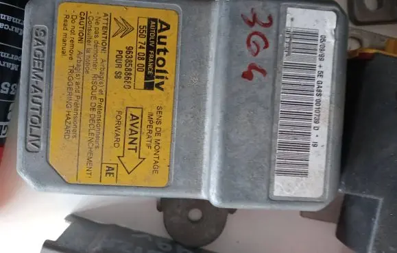 Citroen C5 Airbag control unit/module 9638588680