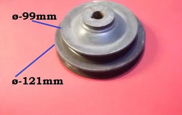 Ford Sierra Crankshaft pulley 87BC1837783