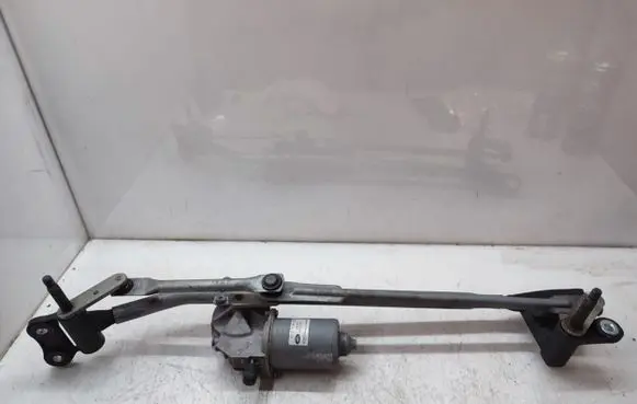 Front wiper linkage and motor