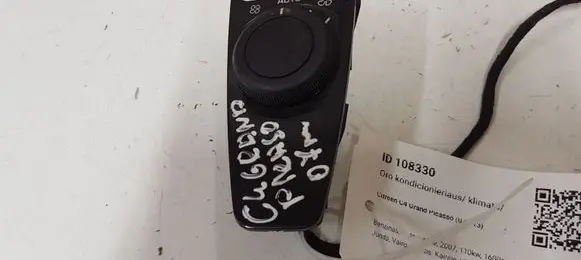 Citroen C4 Grand Picasso Interior fan control switch 9659796977