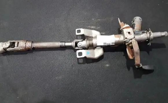 Steering wheel axle