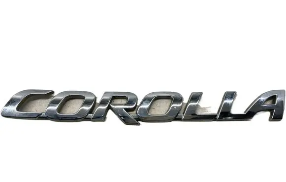 Toyota Corolla E210 E21 Manufacturers badge/model letters 