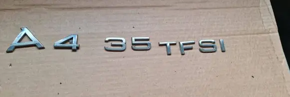 Audi A4 S4 B9 8W Manufacturers badge/model letters 