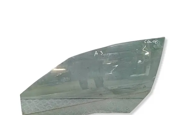 Audi A3 S3 8P Front door window/glass (coupe) 