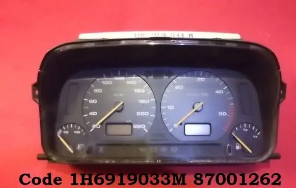 Volkswagen Golf III Speedometer (instrument cluster) 1H6919033M 87001262