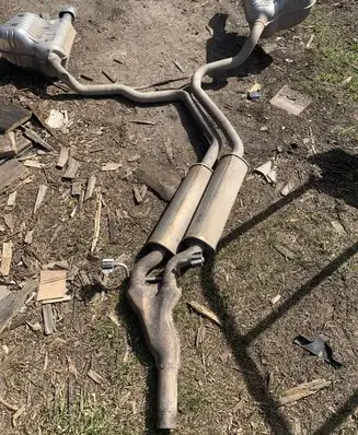 Audi A6 S6 C6 4F Muffler/silencer 