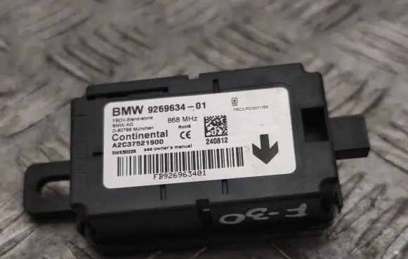 BMW 3 F30 F35 F31 Alarm control unit/module 9269634