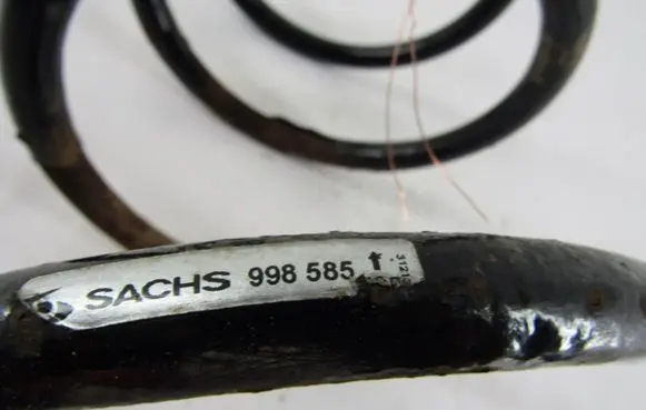 Front coil spring