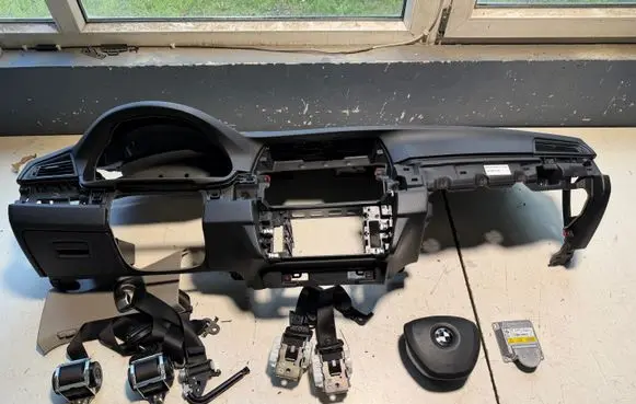 BMW 5 F10 F11 Airbag set with panel 9166657
