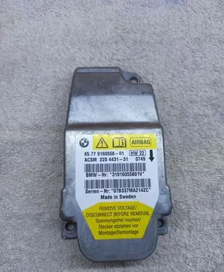 BMW 5 E60 E61 Airbag control unit/module 6577916055801 31916055801V