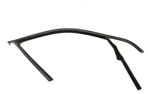 Front door glass trim molding