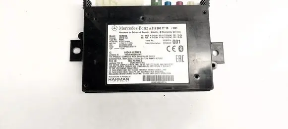 Mercedes-Benz E W213 Bluetooth control unit module A2139002210