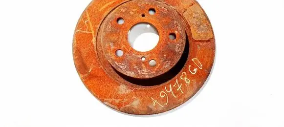 Toyota Avensis T270 Rear brake disc neventiliuojamas