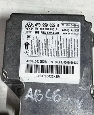 Audi A6 S6 C6 4F Airbag control unit/module 5WK43416 1K0959655D 4F0910655A