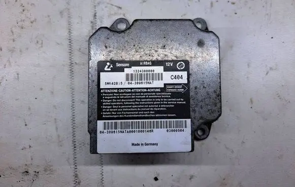Fiat Ducato Airbag control unit/module 1324388080 04309615NAT 03000504