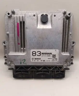 Nissan Qashqai Engine control unit/module 237104EB0D 0281031100 1039S72176