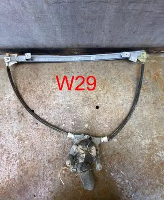 Renault Scenic I Front door window regulator with motor 