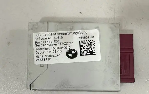 Seat control module