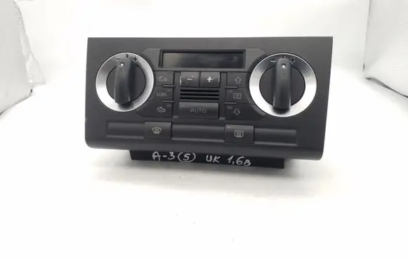 Audi A3 S3 8P Climate control unit 8P0820043H 412206018027