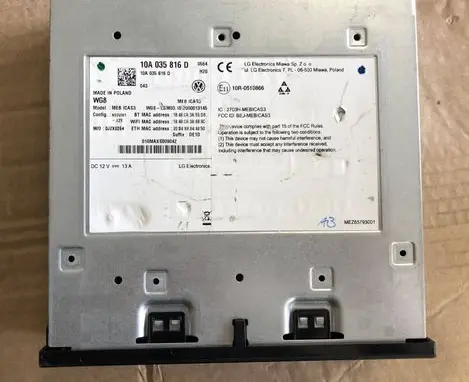 Volkswagen ID.3 Radio/CD/DVD/GPS head unit 10A035816D