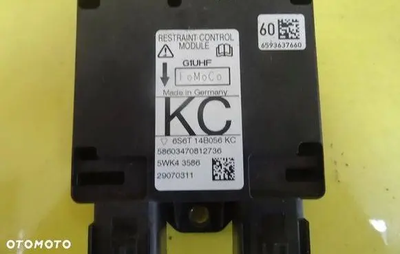 Ford Fiesta Airbag control unit/module 6S6T14B056KC 5WK43586