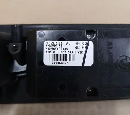 BMW 5 E60 E61 Electric window control switch 912211101 08W29E06