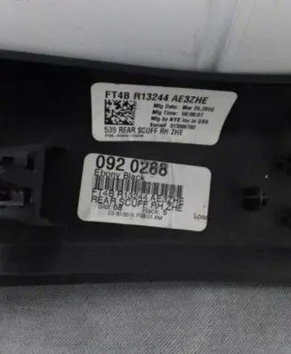 Ford Edge II Rear sill trim cover FT4BR13244 0920288
