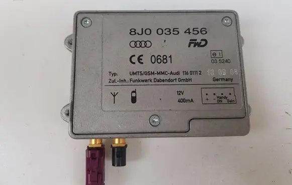 Audi A4 S4 B8 8K Antenna control unit 8J0035456