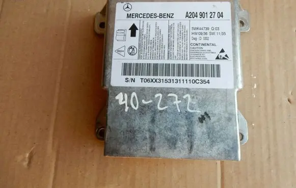 Mercedes-Benz C AMG W204 Airbag control unit/module A2049012704 MERCEDESBENZ 40272