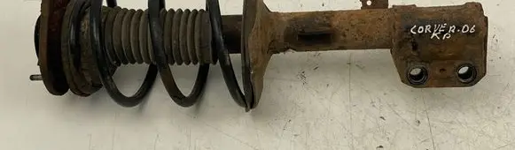 Front shock absorber with coil spring