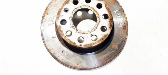 Audi A3 S3 8P Rear brake disc neventiliuojamas