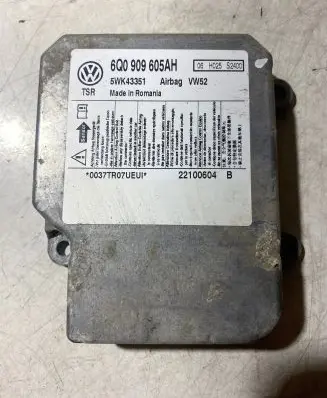 Volkswagen Caddy Airbag control unit/module 6Q0909605AH 5WK43351 06H025S2400