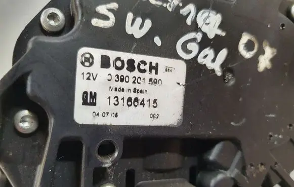 Opel Vectra C Rear window wiper motor 0390201590 13166415