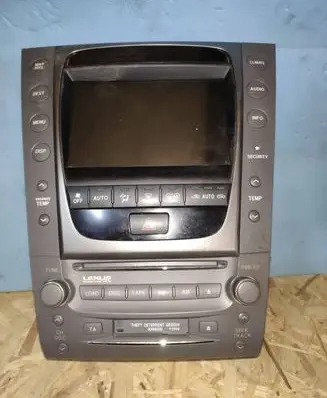 Lexus GS 300 350 430 450H Radio/CD/DVD/GPS head unit 8612030D40 EDPK000288EW FXMG8307ZT