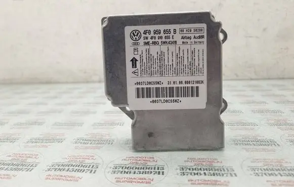 Audi A6 S6 C6 4F Airbag control unit/module 4F0959655B 4F0910655E