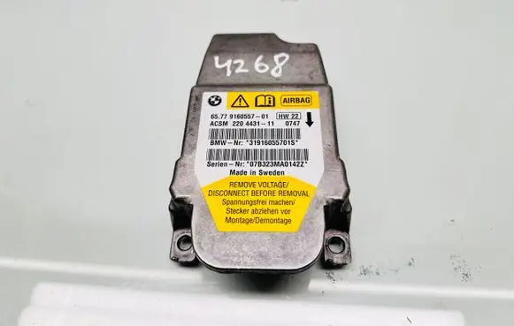 BMW 5 E60 E61 Airbag control unit/module 9160557 220443111 31916055701S