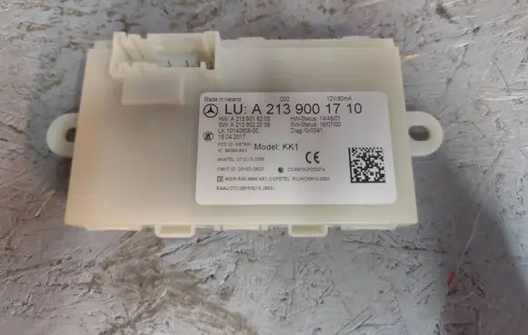 Mercedes-Benz E W213 Keyless (KESSY) go control unit/module A2139001710 A2139022006 A2139018203