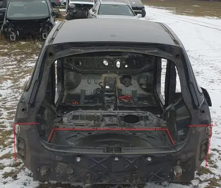 Nissan Qashqai Rear bodywork LAKZ11