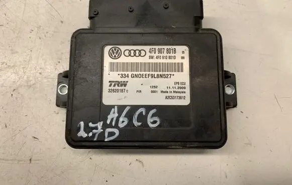 Audi A6 S6 C6 4F Hand brake control module 4F0907801B 32620187C 4F0910801D