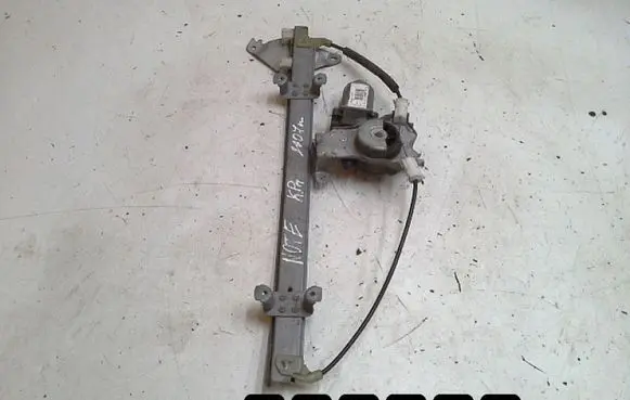 Front door window regulator with motor