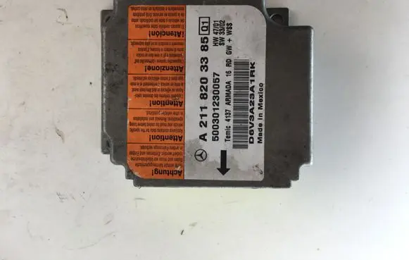 Mercedes-Benz E W211 Airbag control unit/module A2118203385 500301230057 D6V3A23A1RK