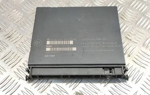 Mercedes-Benz S W221 Seat control module A2218701092 A2218700992 00126697