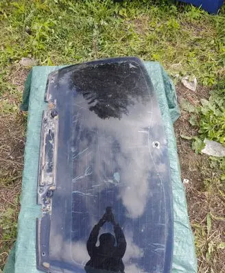 BMW 5 E60 E61 Rear windscreen/windshield window 7163460