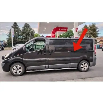 Opel Vivaro Sliding door middle rail 