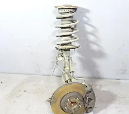 Front shock absorber with coil spring