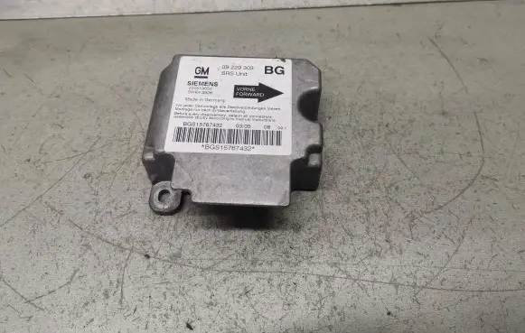 Opel Zafira A Airbag control unit/module 09229303 5WK42926