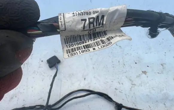 Opel Astra J Tailgate/trunk wiring harness 13311893