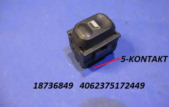 Peugeot 806 Electric window control switch 18736849 4062375172449