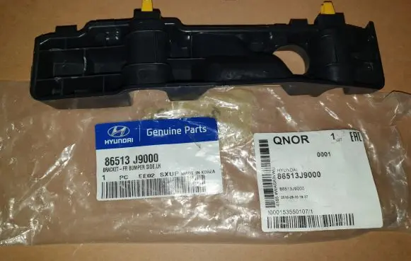 Hyundai Kona I Front bumper mounting bracket 86513J9000