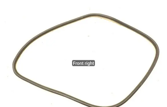 Front door rubber seal